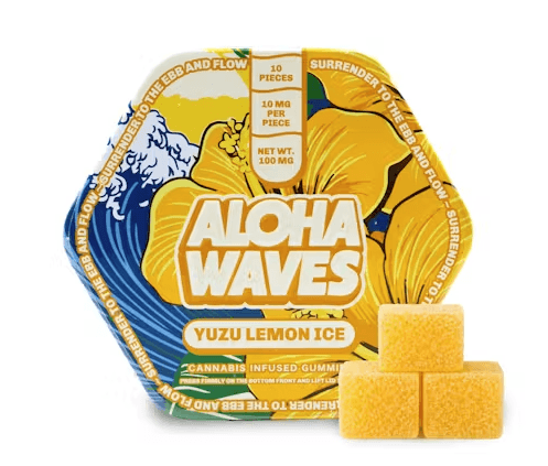 Aloha Waves Yuzu Lemon Ice - Gummies - 100 mg