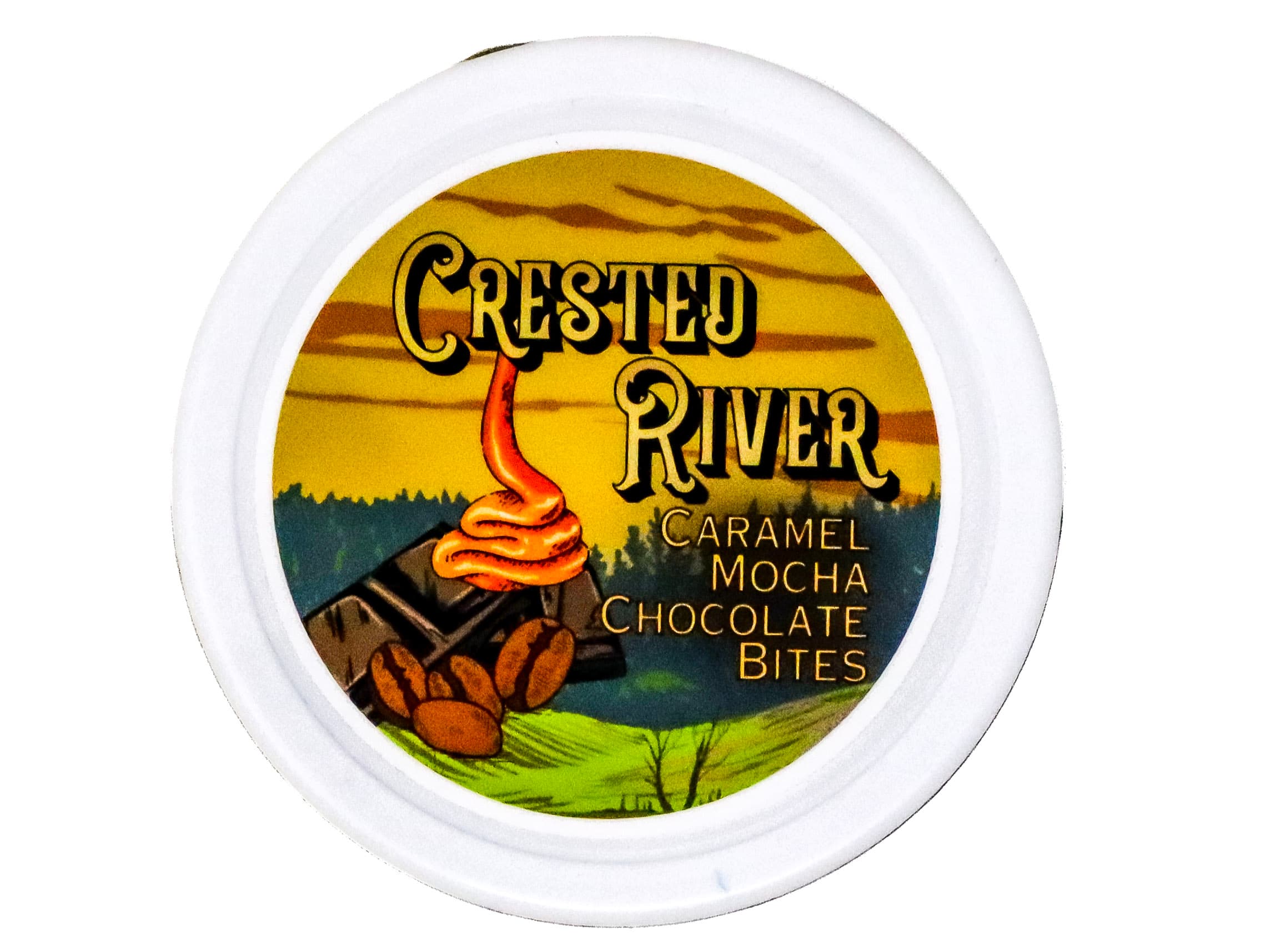 Crested River KBC Caramel Mocha Chocolate Bites 50mg 1164982013