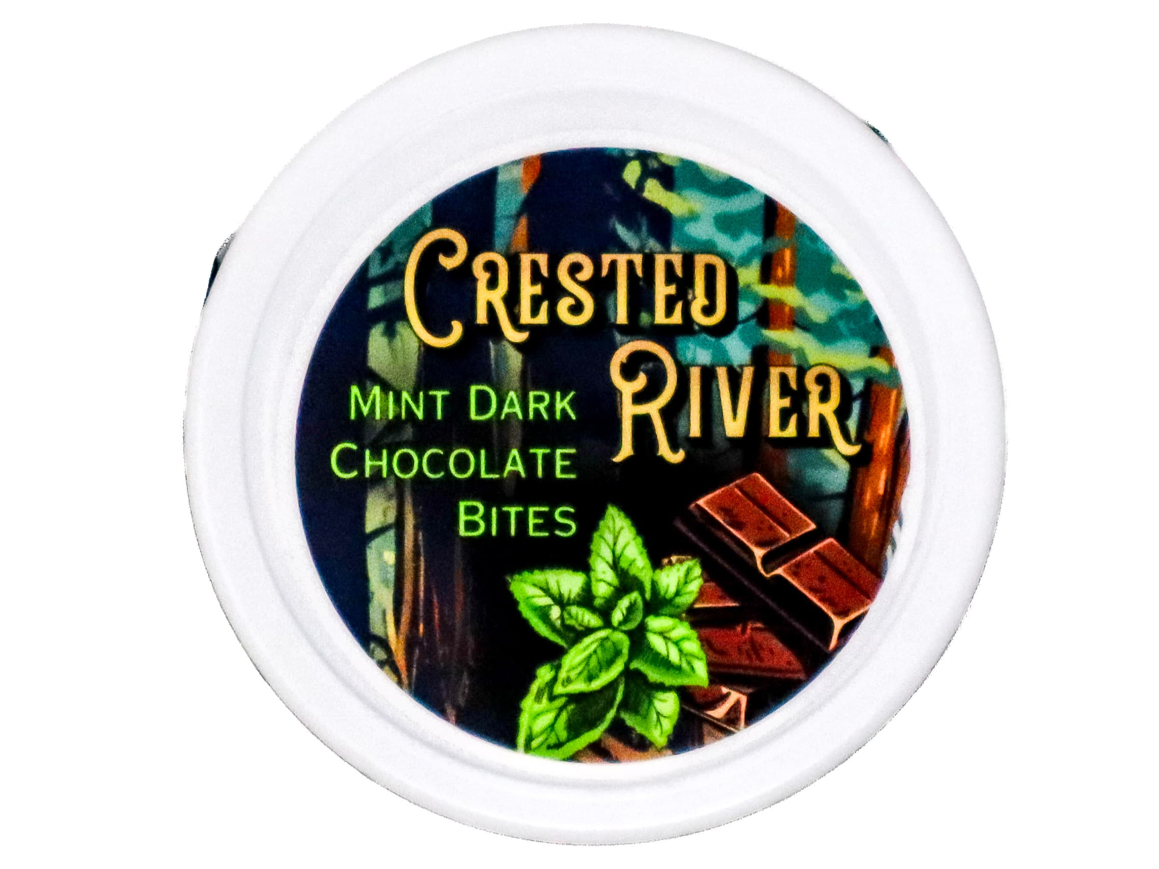 Crested River KBC Dark Mint Chocolate Bites 50mg 1755699750