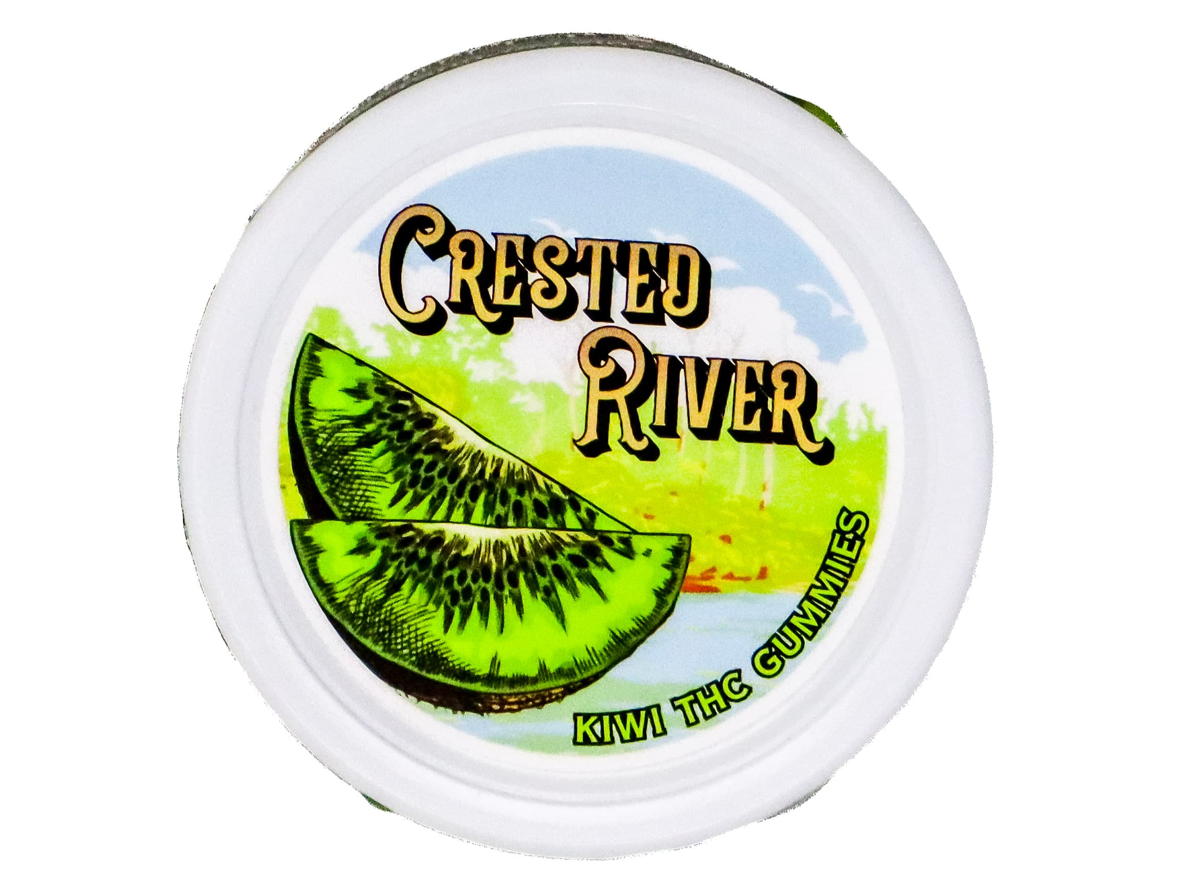 Crested River KBC Kiwi Gummies 50mg 5422806986