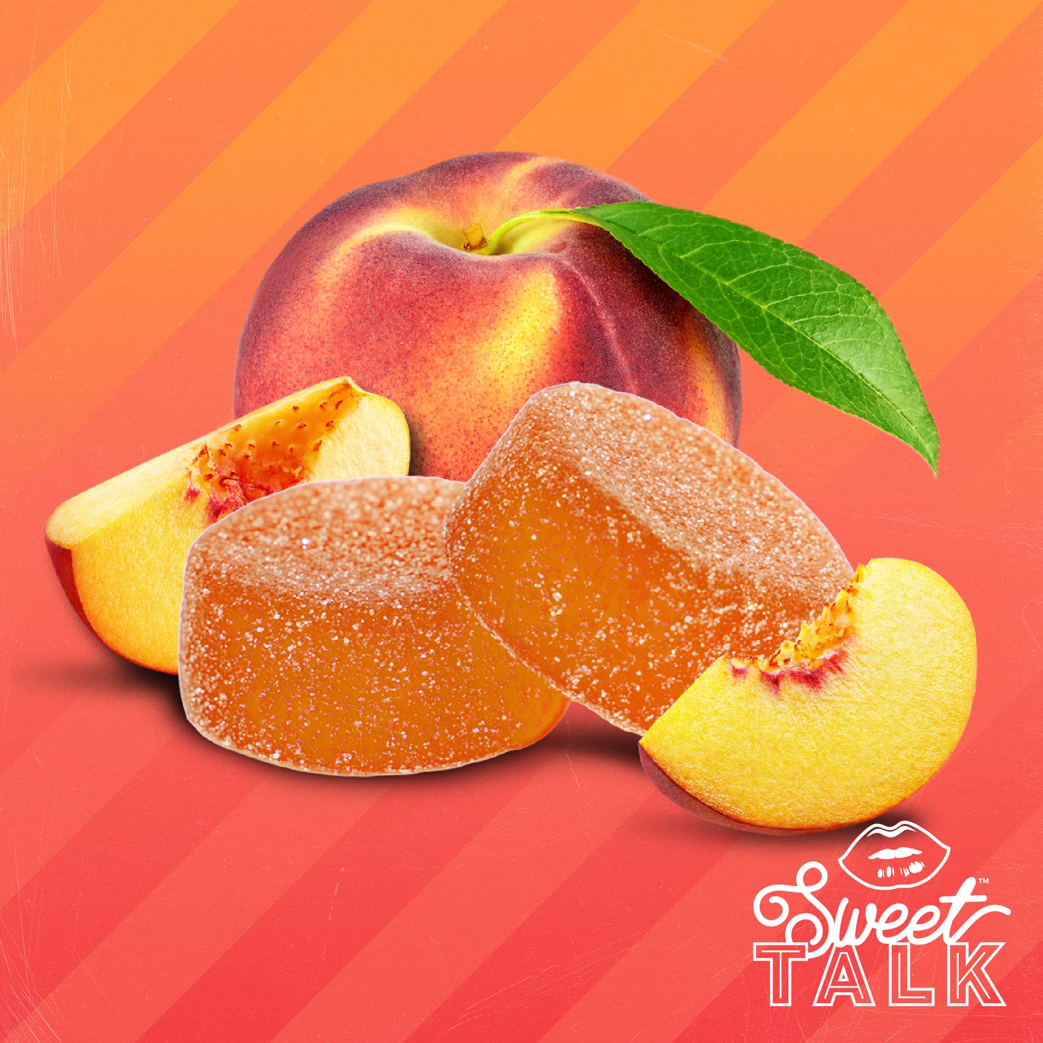 Sweet Talk Just Peachy Vibey Gummies (1:1:1 THC:CBC:CBD) 10pk