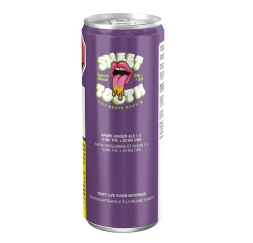 Sweet Tooth Grape Gingerale Live Rosin 10:20 THC:CBG - Island Good! - 355mL