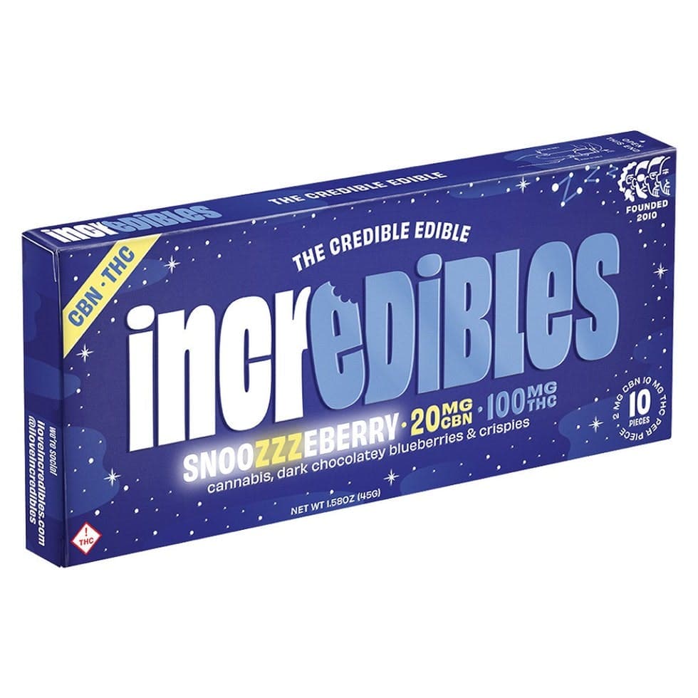 incredibles Chocolate Snoozzzeberry THC:CBN