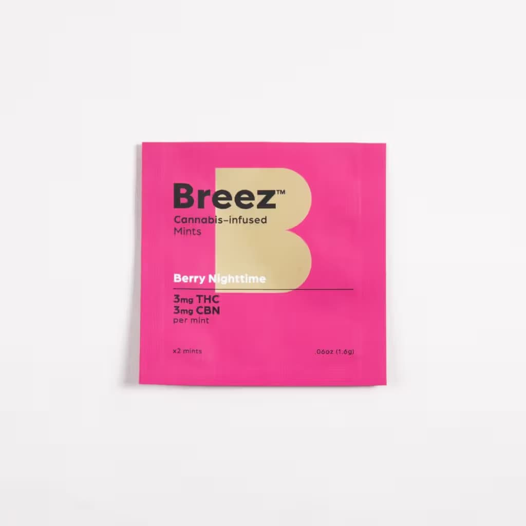 BREEZ Berry Nighttime 1:1 CBN:THC