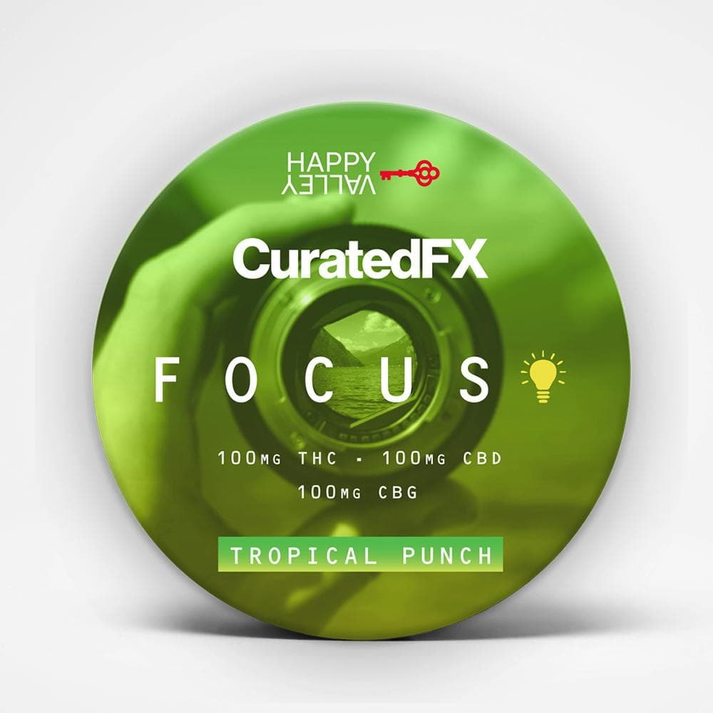 CuratedFX Focus | Tropical Punch Gummies | 100mg