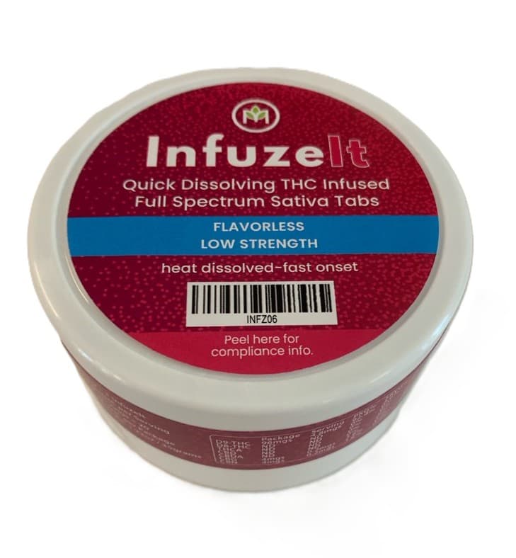 Triple M InfuzeIt Sativa (100mg)- Flavorless [20pk]
