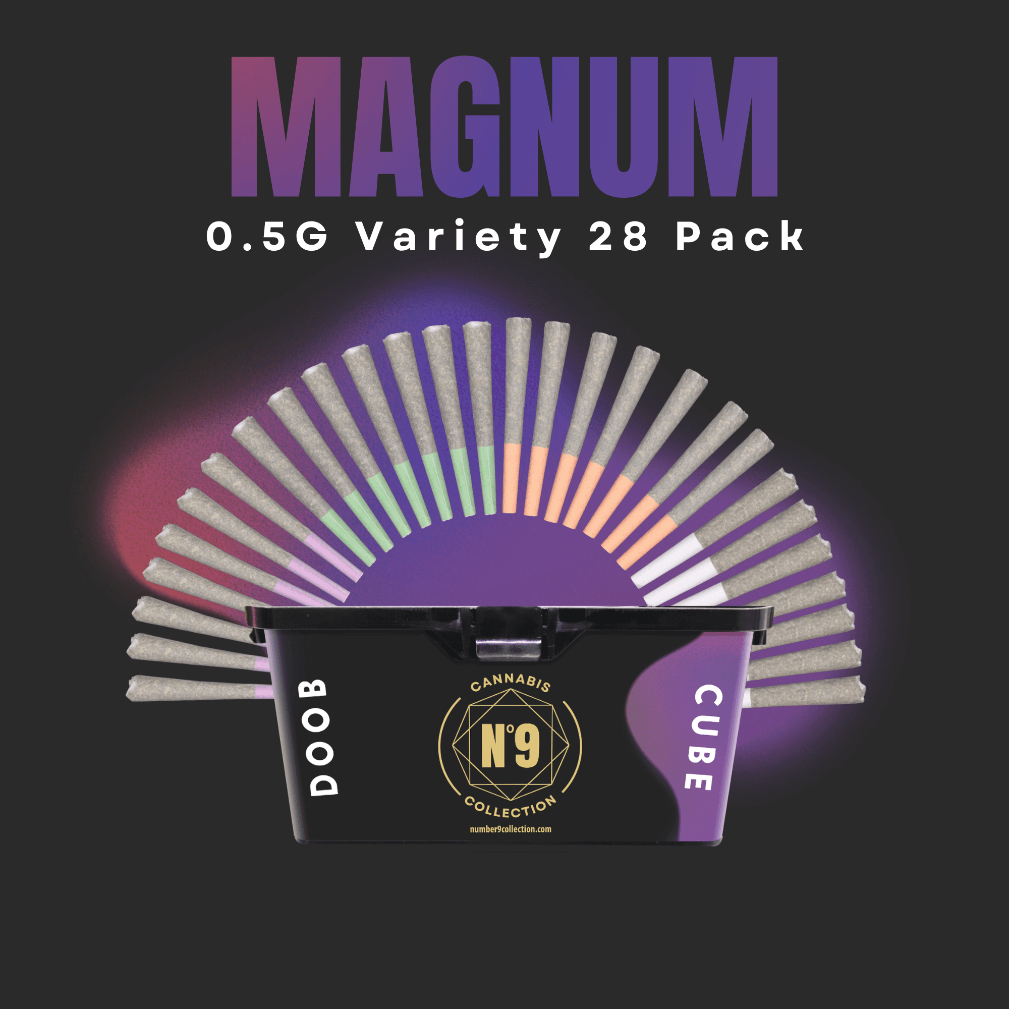 No.9 Collection Doob Cube Magnum Variety Pack | .5g 28pk