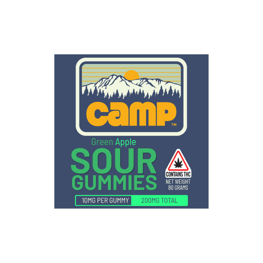 CAMP Sour Gummies - Green Apple - 200mg/20pk