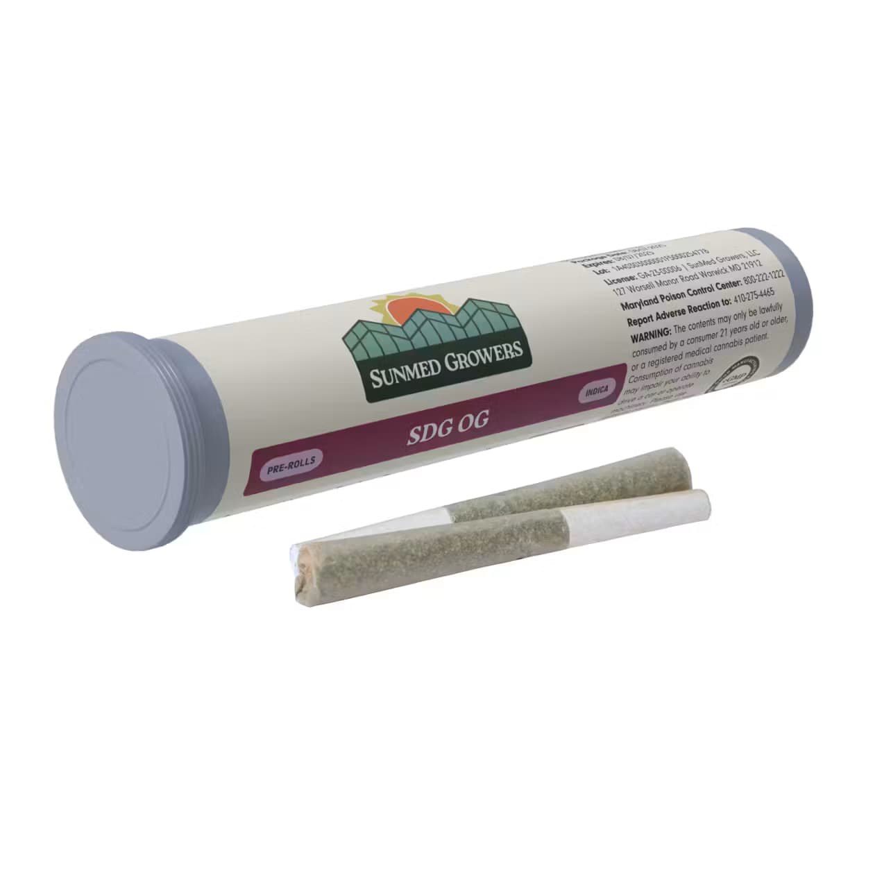 SunMed Growers SDG OG Preroll [1pk] 0.5g Total