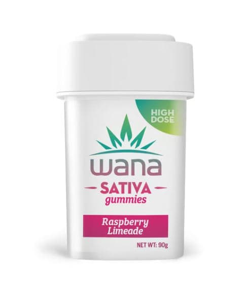 Wana Raspberry Limeade Gummies [S] 1000mg