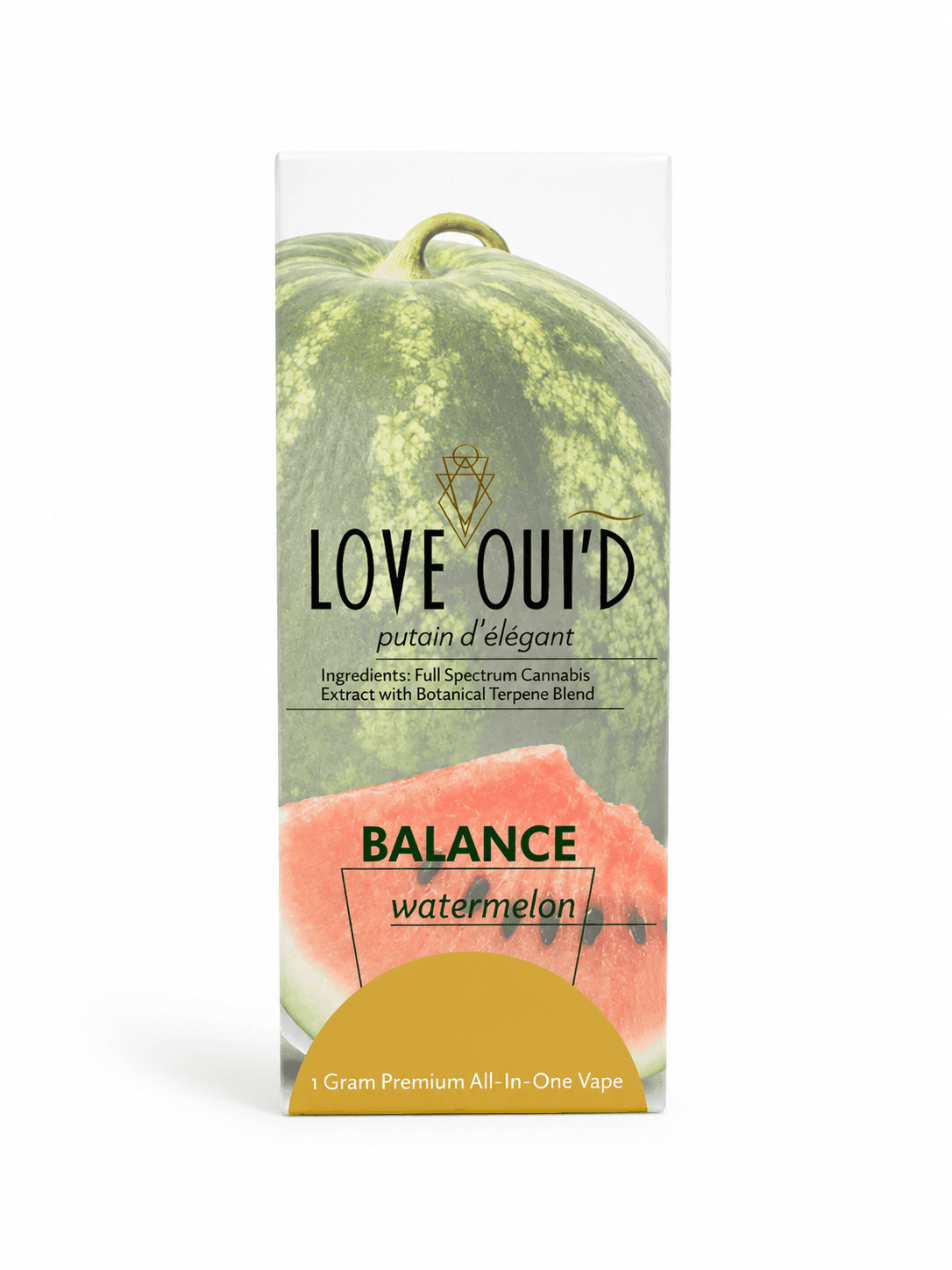 LOVE OUI'D Balance Watermelon - AIO Vape - 1g