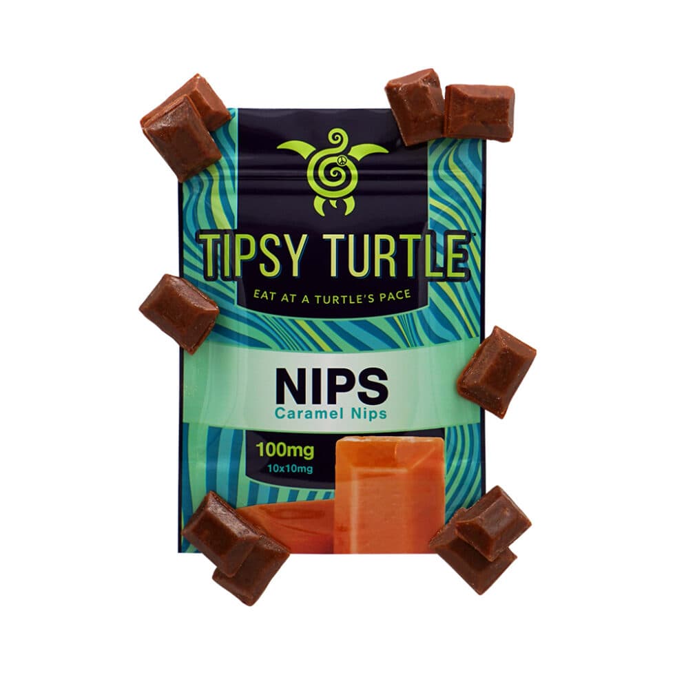 Tipsy Turtle Tipsy Turtle Edibles: Caramel Nips 100mg