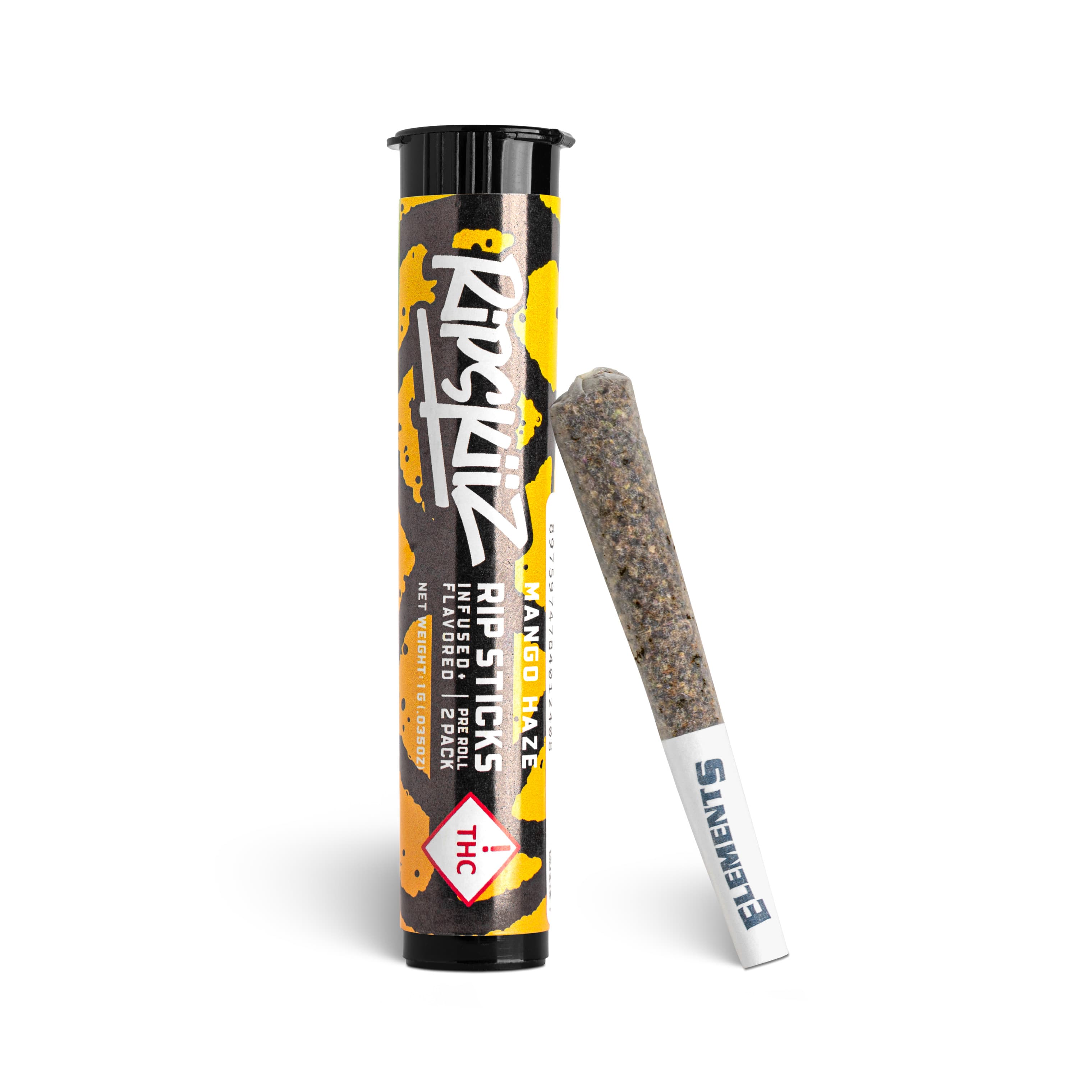 Ripskiiz Mango Haze Rip Sticks Infused Pre-Rolls - 2 Pack