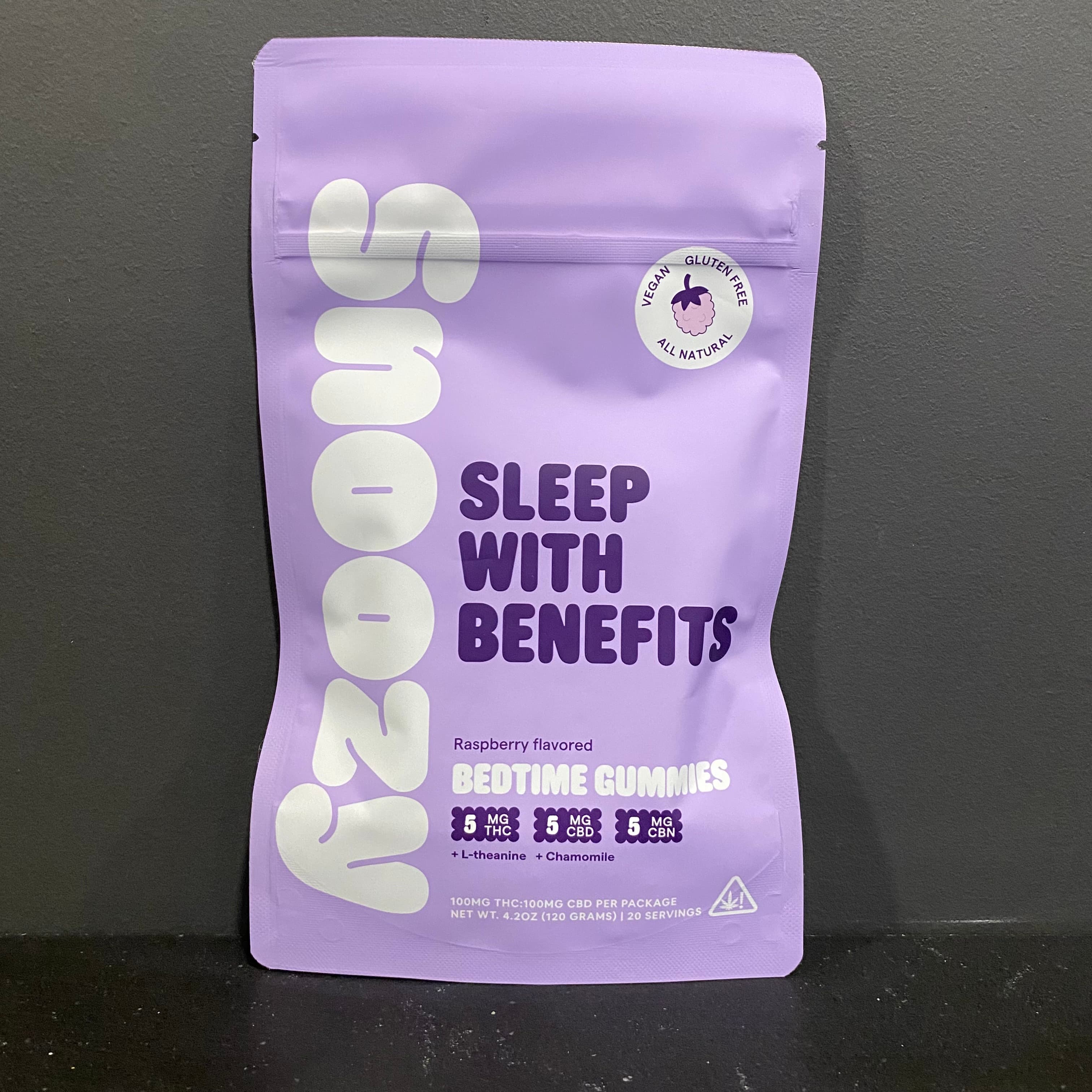 Snoozy 20pk Sleep Gummies | Raspberry