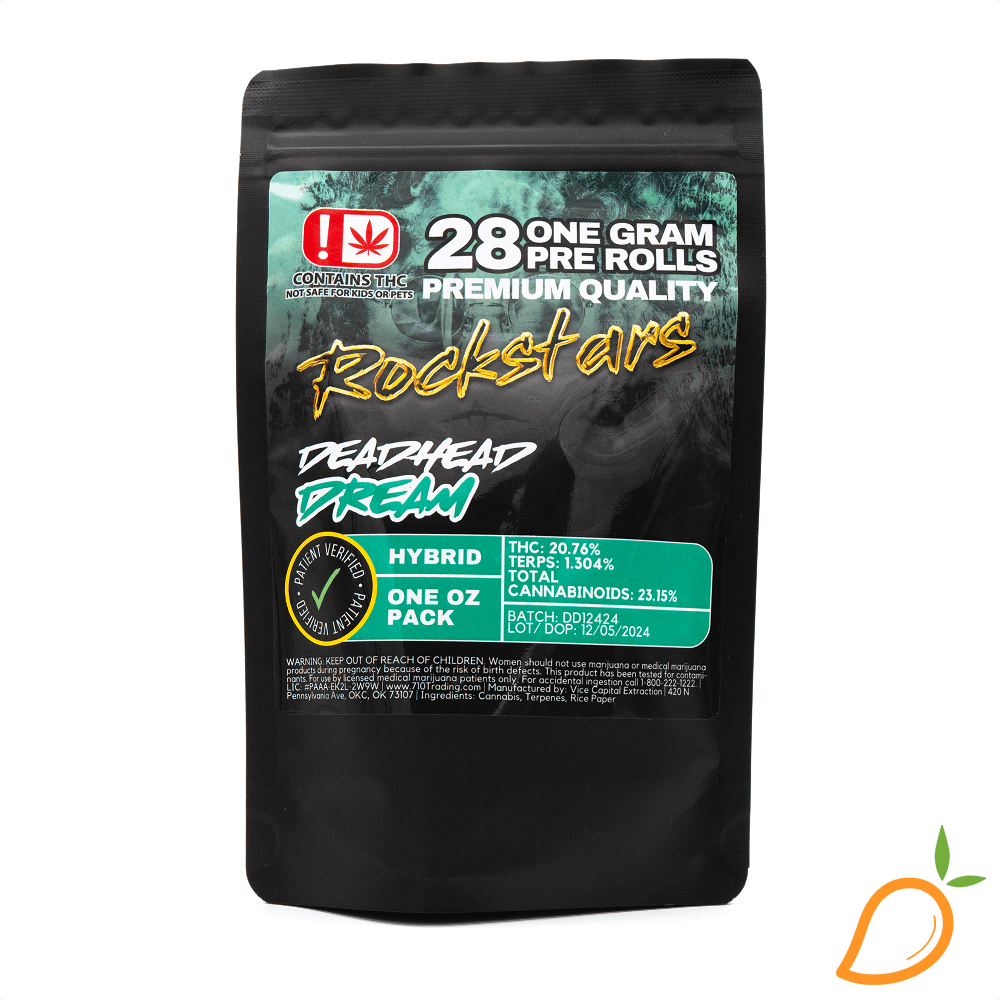ROCKSTARS 28g 28pk Green Crack Preroll Pack Rockstars