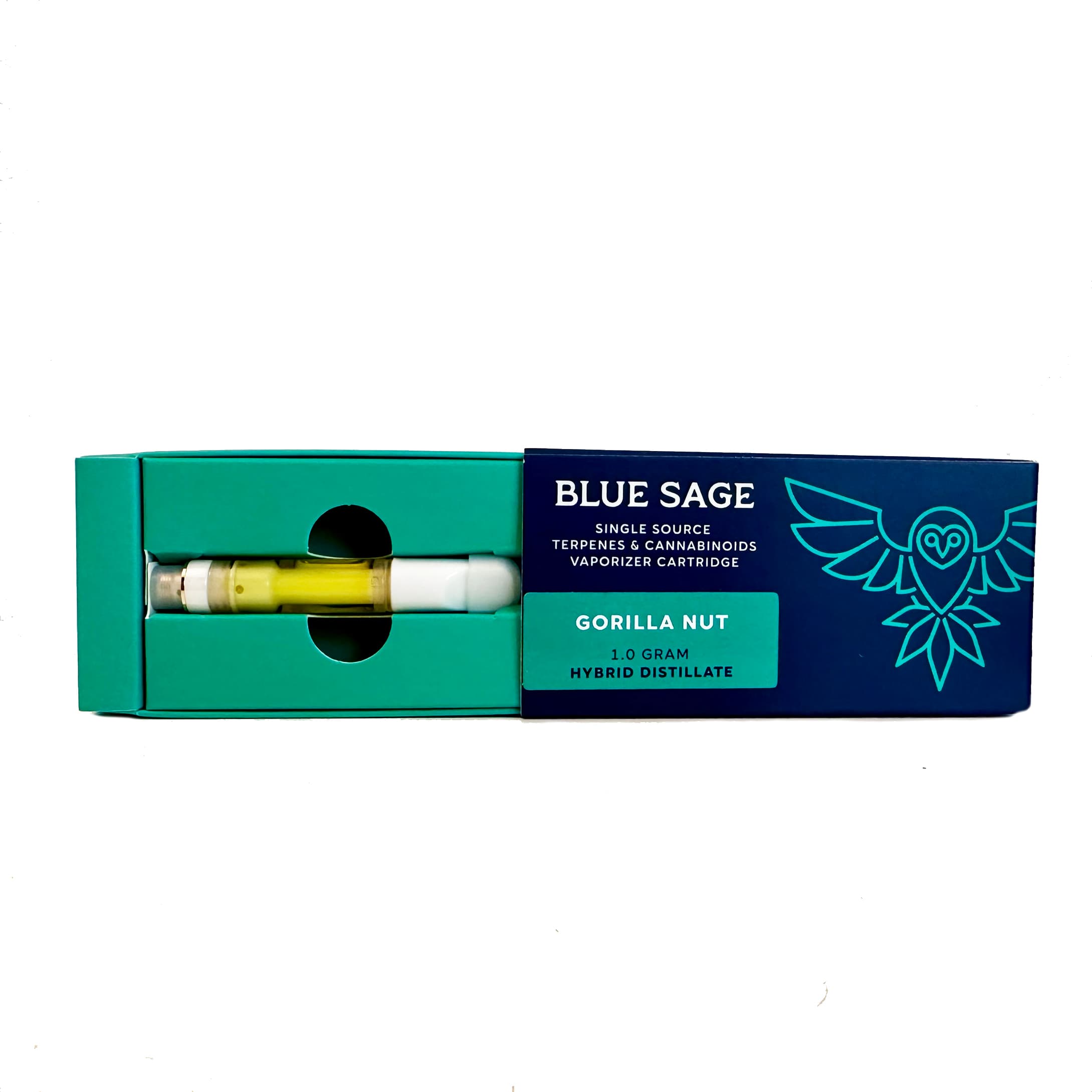 Blue Sage Blue Sage - 1g Distillate Cart - Gorilla Nut