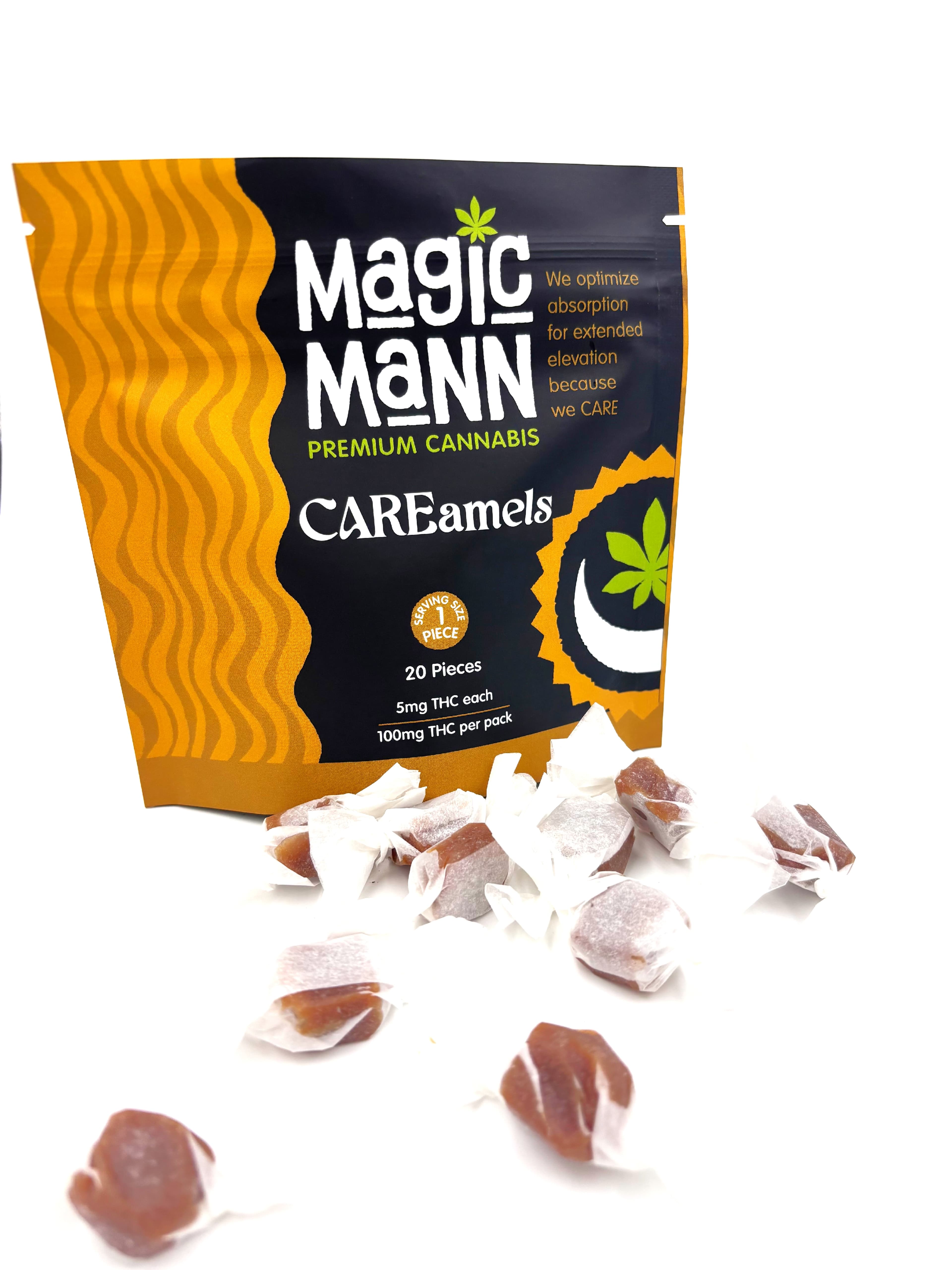 Magic Mann CAREamels | 5mg THC | 20 Pack