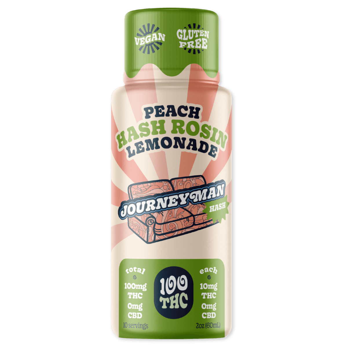 Journeyman Journeyman Peach Hash Rosin Lemonade Shot 100mg Beverages