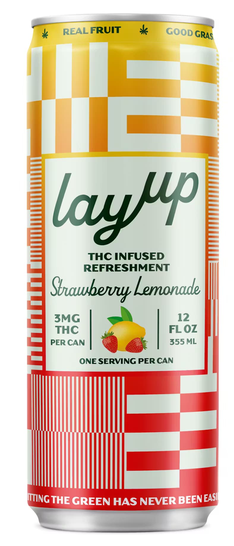 Layup Strawberry Lemonade (3mg THC) 12oz can
