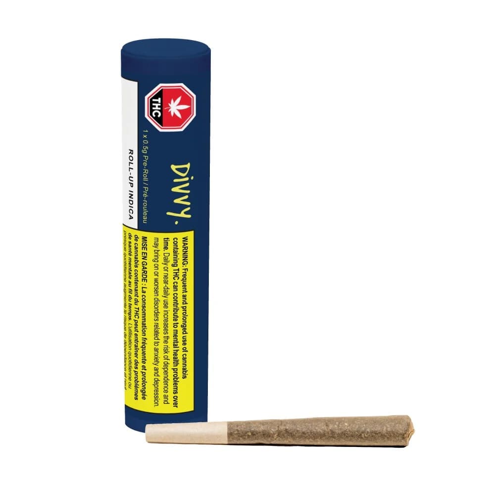 Divvy Divvy Roll Up Indica Preroll 1x0.5g