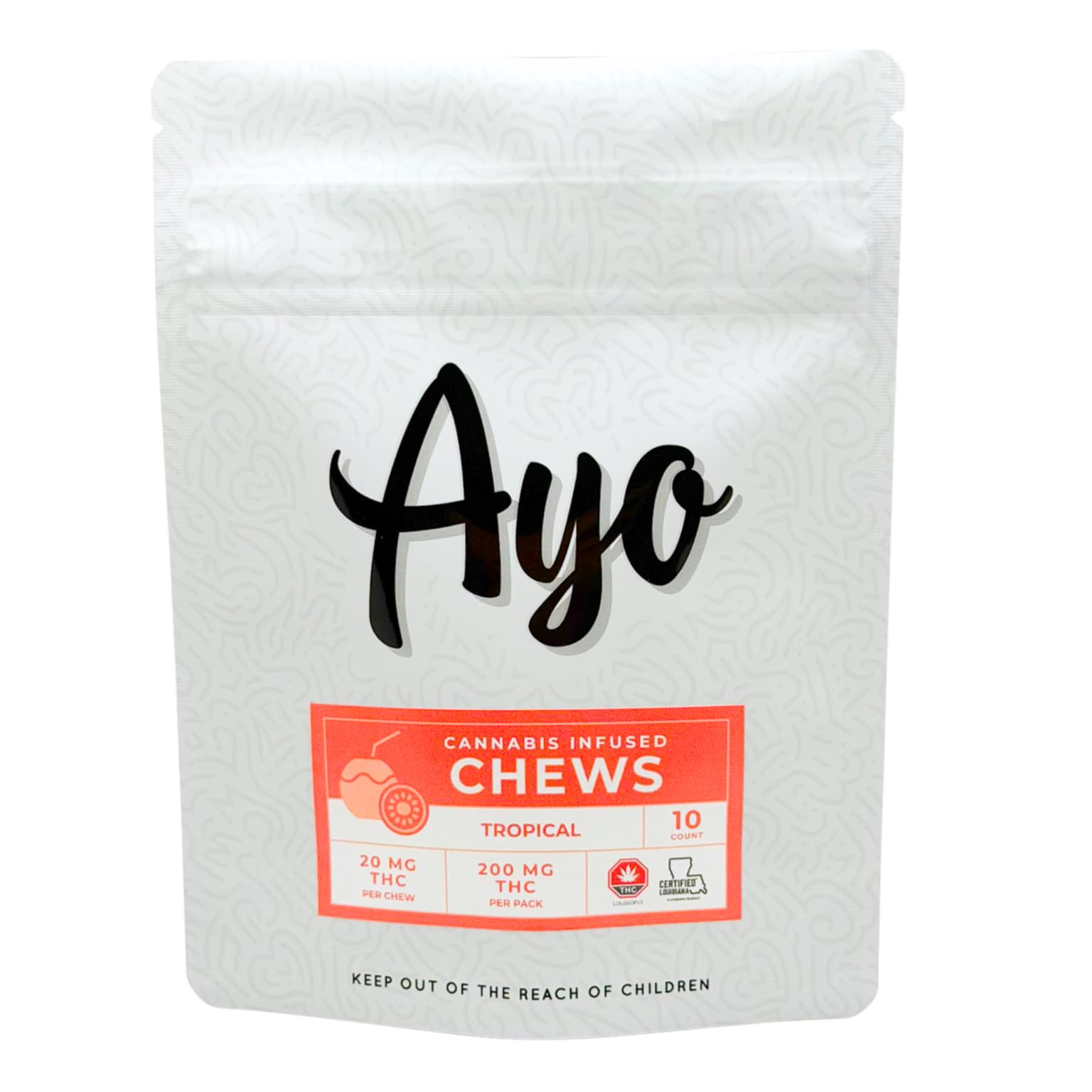 AYO Gummies | Tropical | 200mg | 10pk