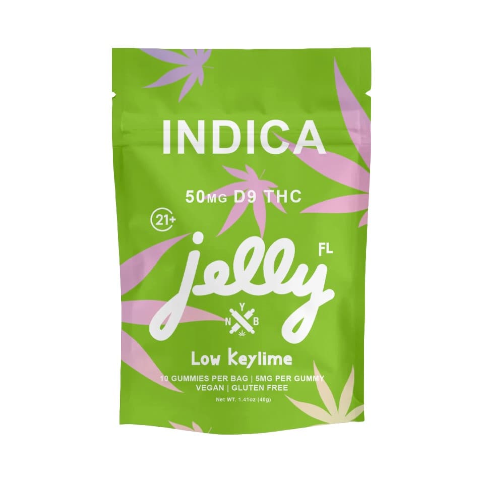 Jelly Lowkey Lime Gummies | 50 mg