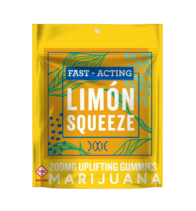 Dixie 200mg Fast Acting Gummies | Limon Squeeze (Sativa)
