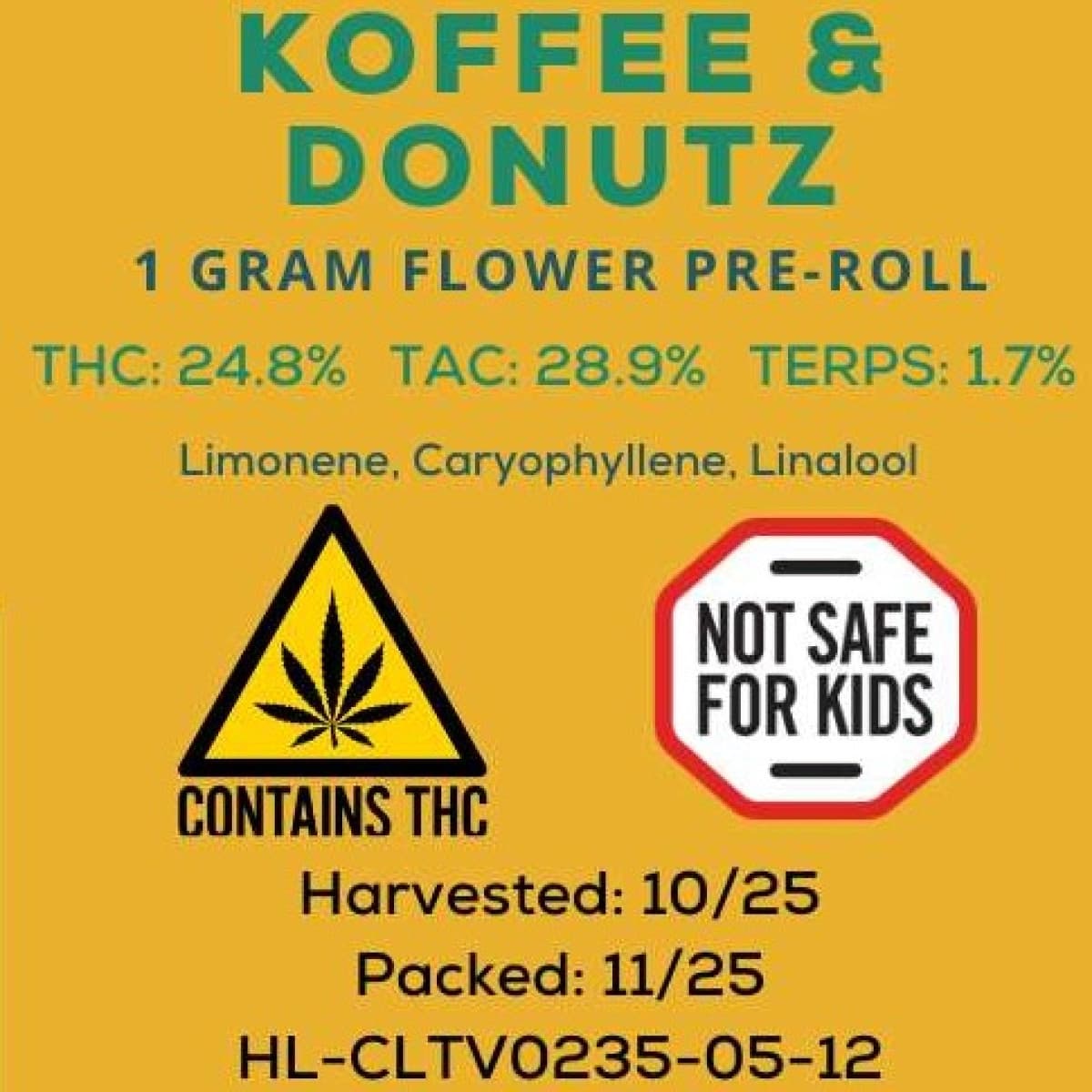 Birdland Koffee & Donutz Pre-roll