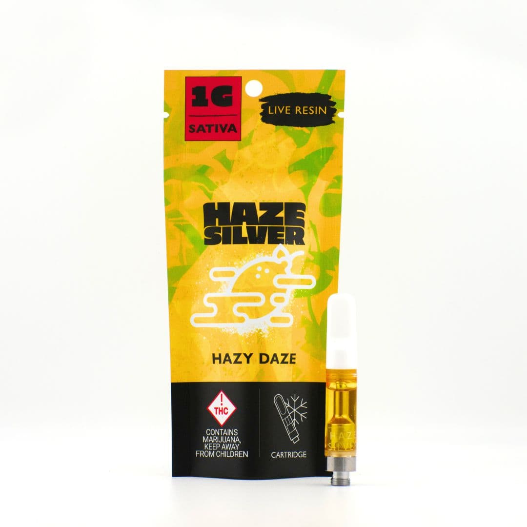 Haze | Silver Hazy Daze-(S)-HT Cartridge- -Haze Silver