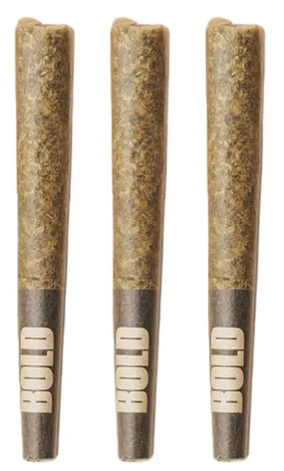 BOLD Peachy Pie Pre-Rolls by BOLD - Peachy Pie Pre-Rolls - 3x0.5g