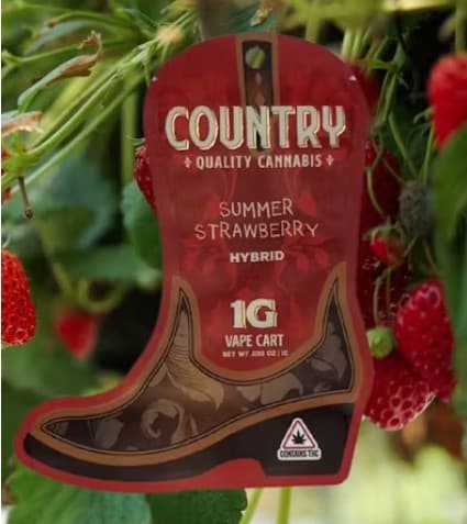 Country Summer Strawberry | 1g Cartridge