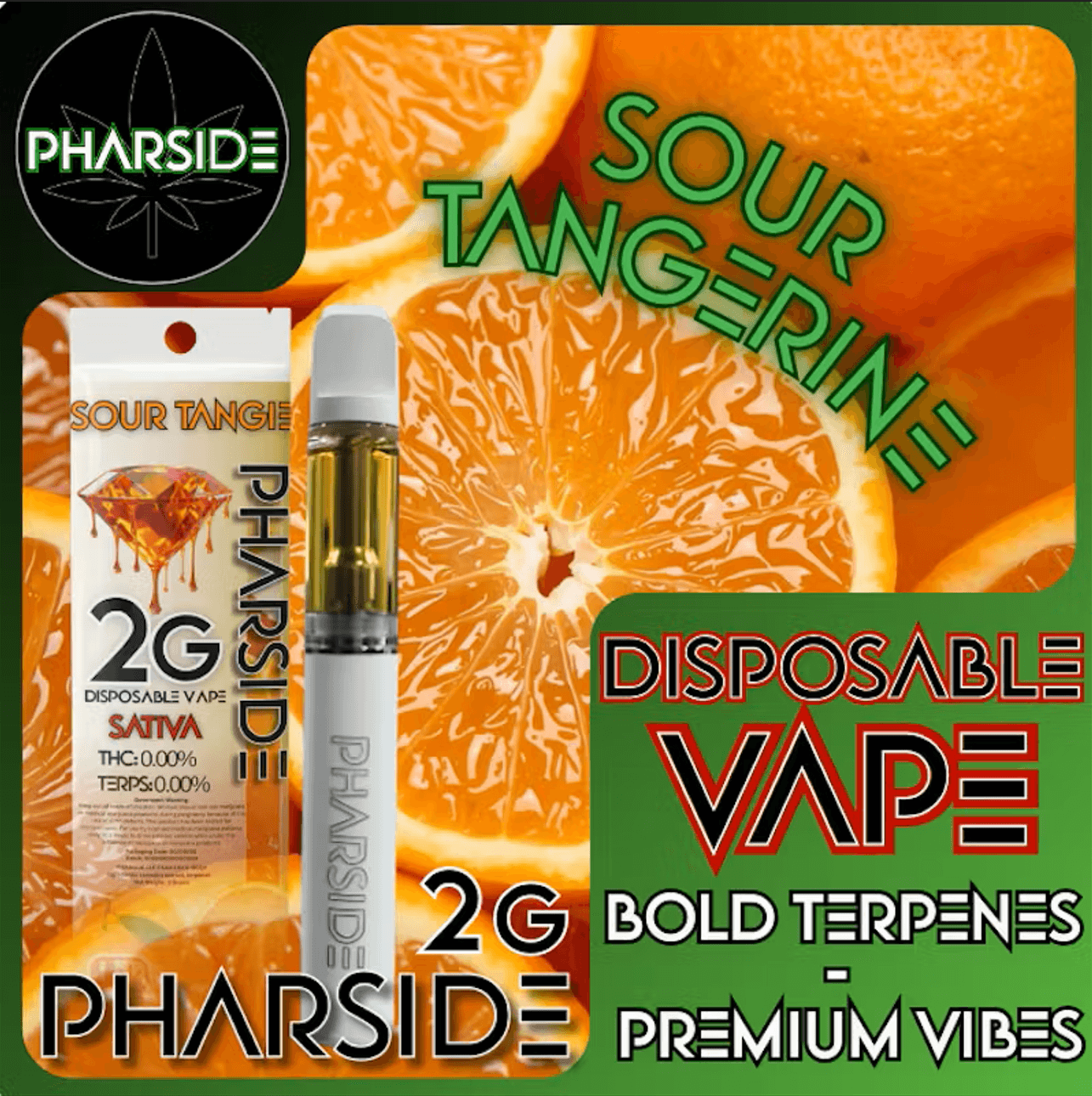 Pharside 2g Disposable Vape - Sour Tangie