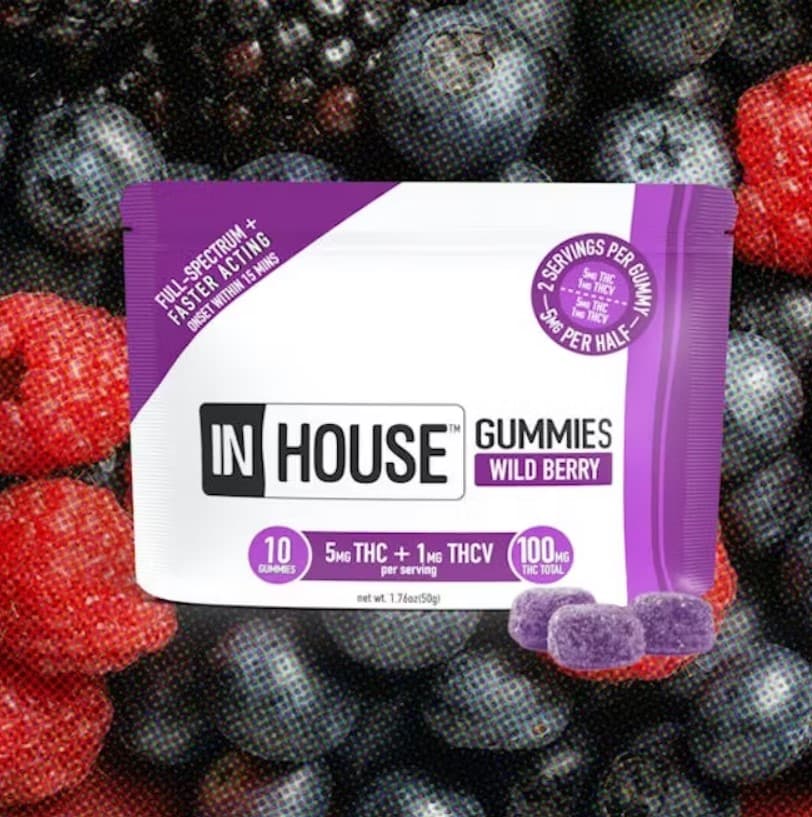 InHouse 5:1 Wild Berry [10pk] (100mg THC/20mg THCV)