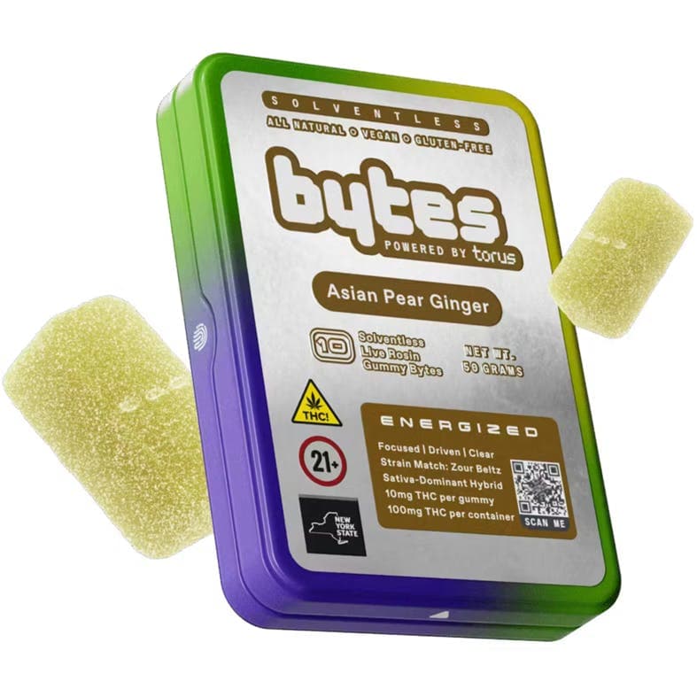 Bytes Asian Pear Ginger Calm Rosin 10mg - Edible
