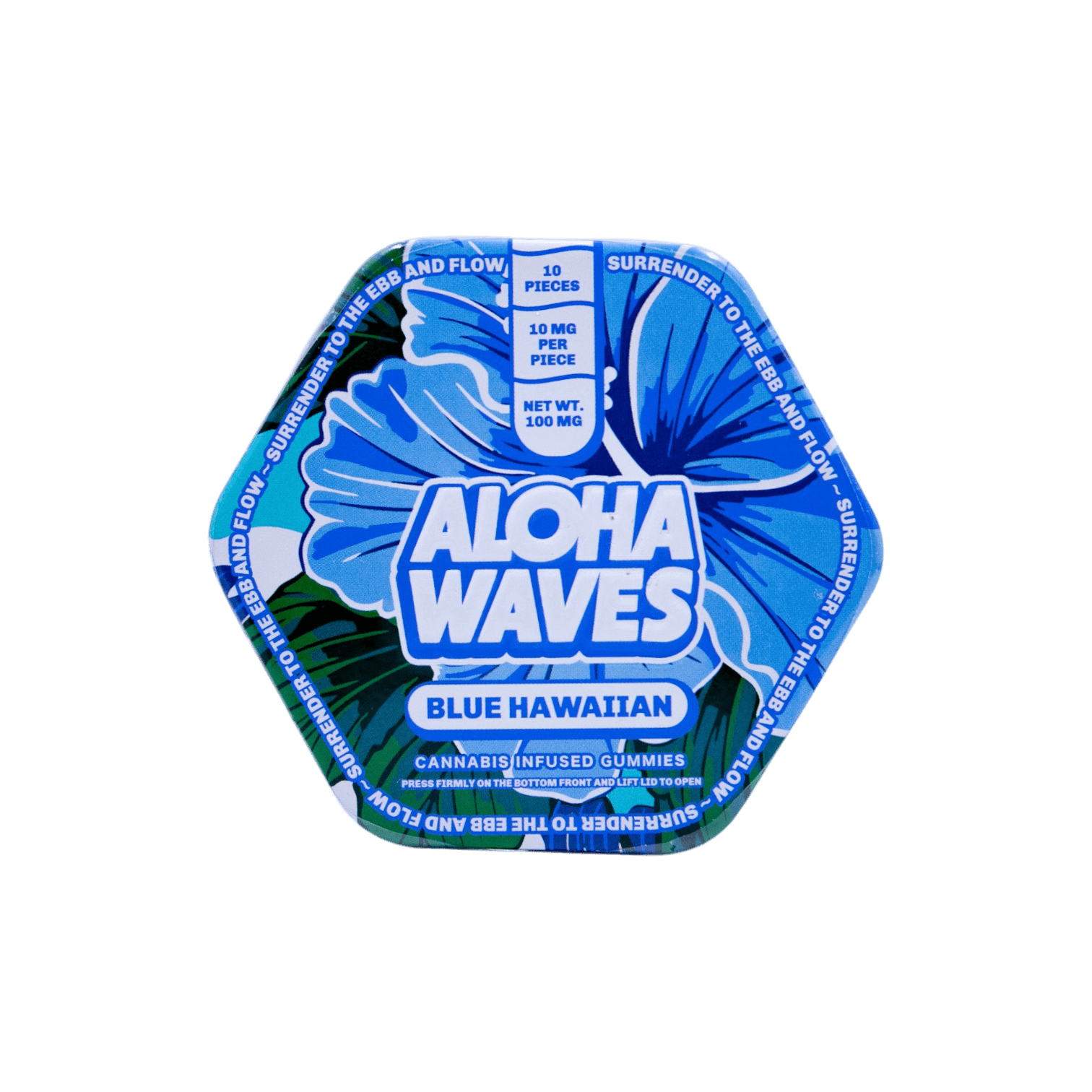 Aloha Waves Aloha Waves Blue Hawaiian 10pk 10mg Gummies