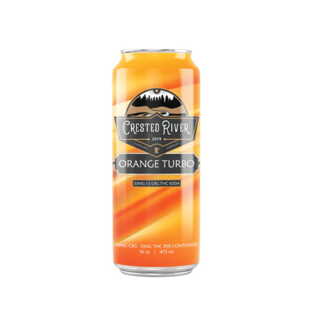 Crested River Orange Turbo Soda