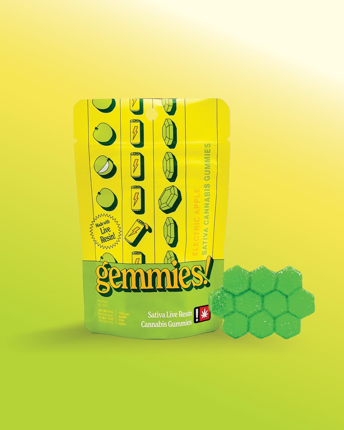 Gemmies Blueberry Lemonade Single Gummy 2:1 CBD