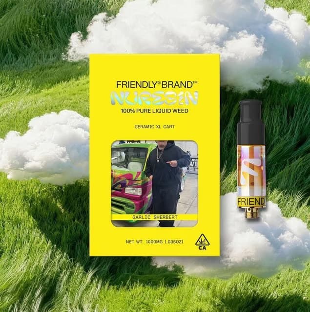 Friendly Brand Garlic Sherbert | 1g Live Nuresin Cartridge