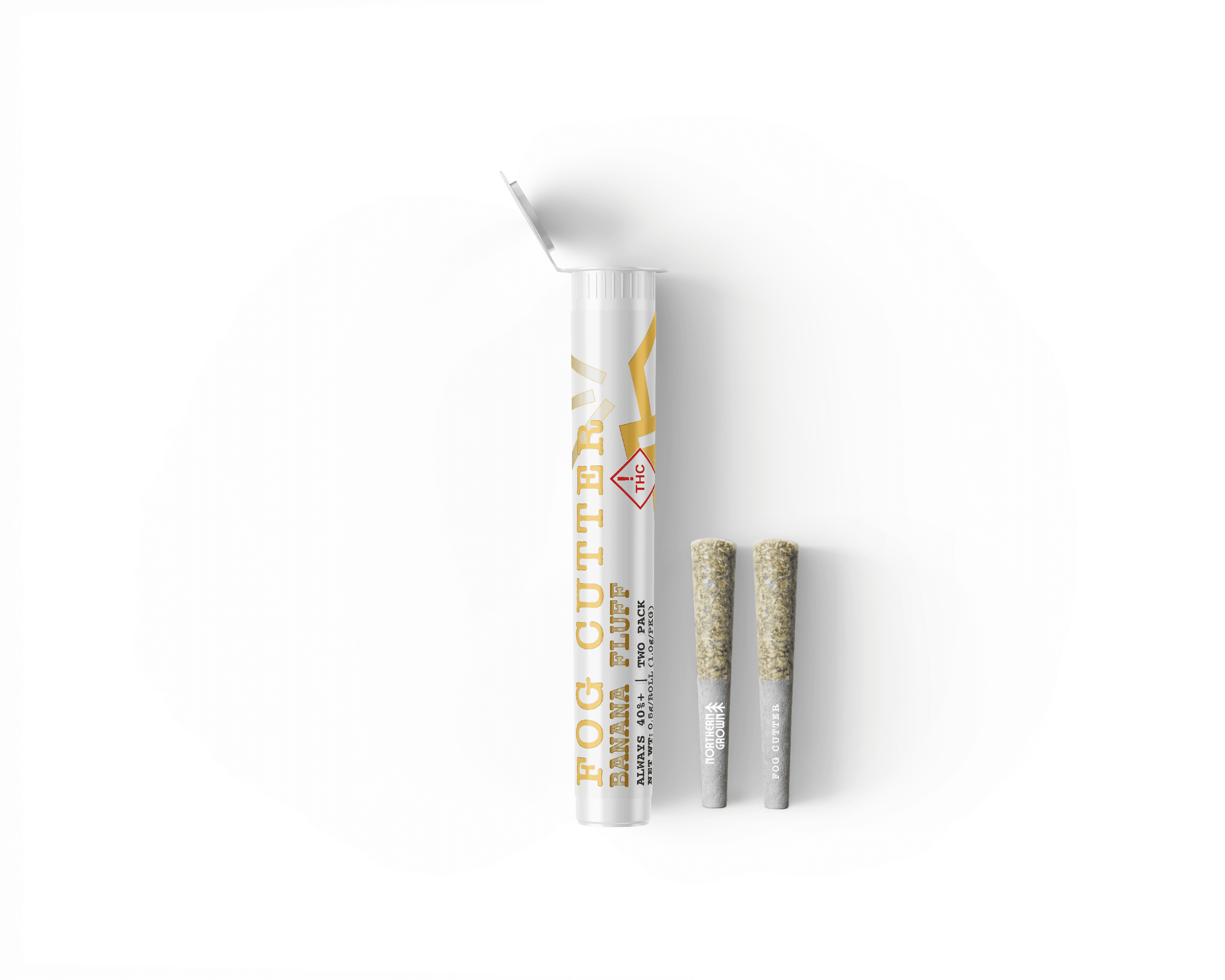 Fog Cutter Banana Fluff (H) - x 2 pack Infused Pre-roll - Fog Cutter