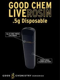 Good Chemistry Nurseries Fruit Dip - .5g Live Rosin Cartridge