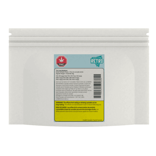 Retro Cannabis The Long Weekend 30G