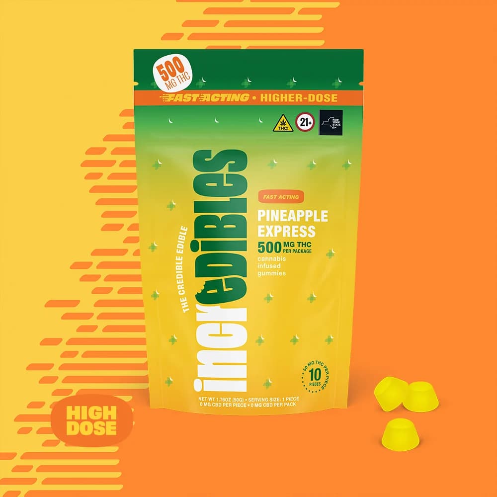 incredibles MEDICAL Fast-Acting Pineapple Express High Dose [10pk] (500mg)