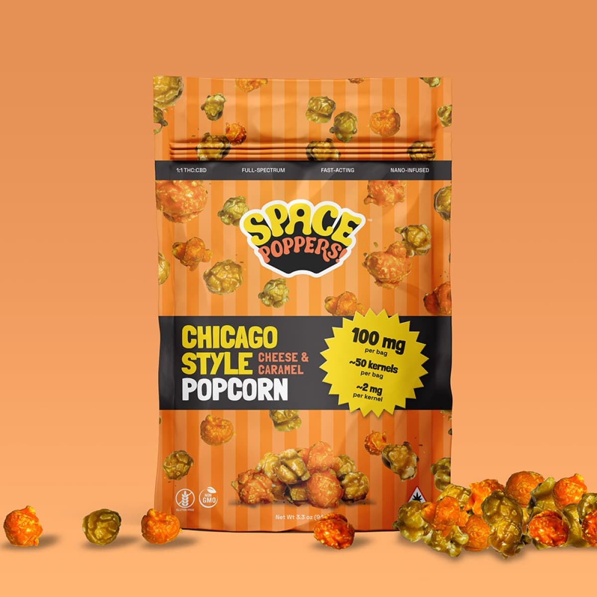 Space Poppers! Chicago Style | Infused Popcorn - 200mg (1:1)