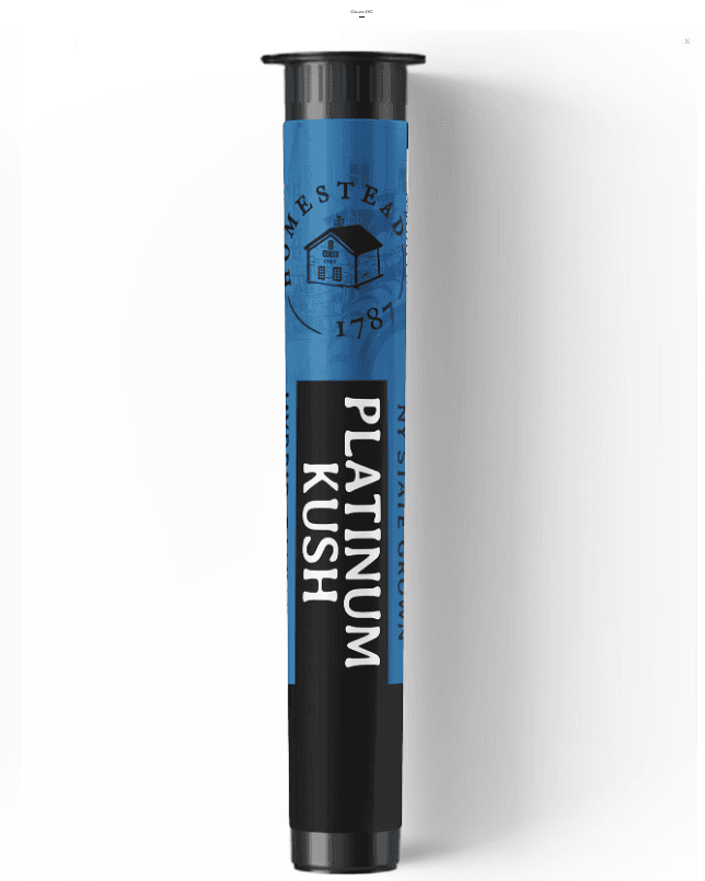 Homestead Preroll Platinum Kush - Indica