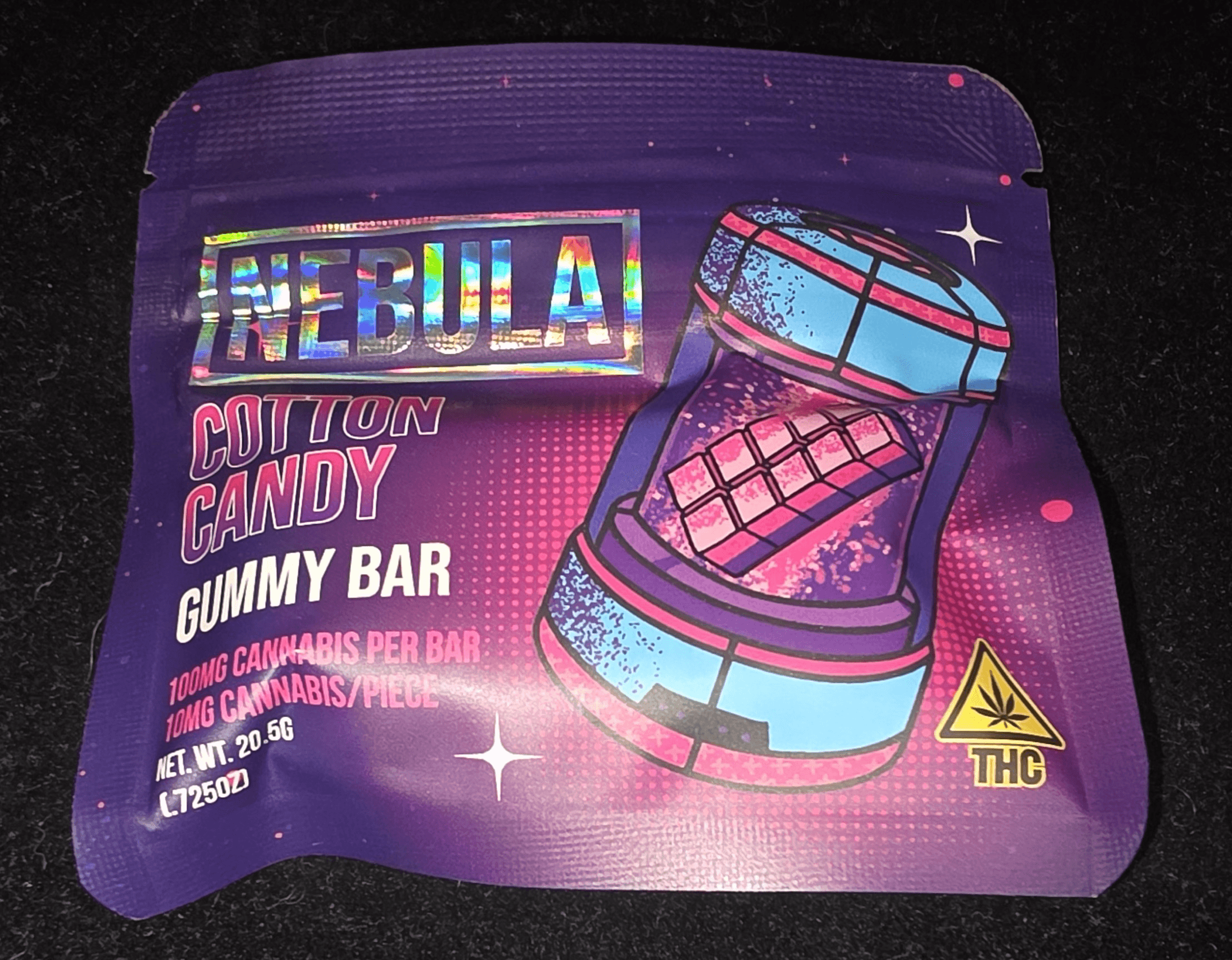 Nebula Cotton Candy Gummy Bar