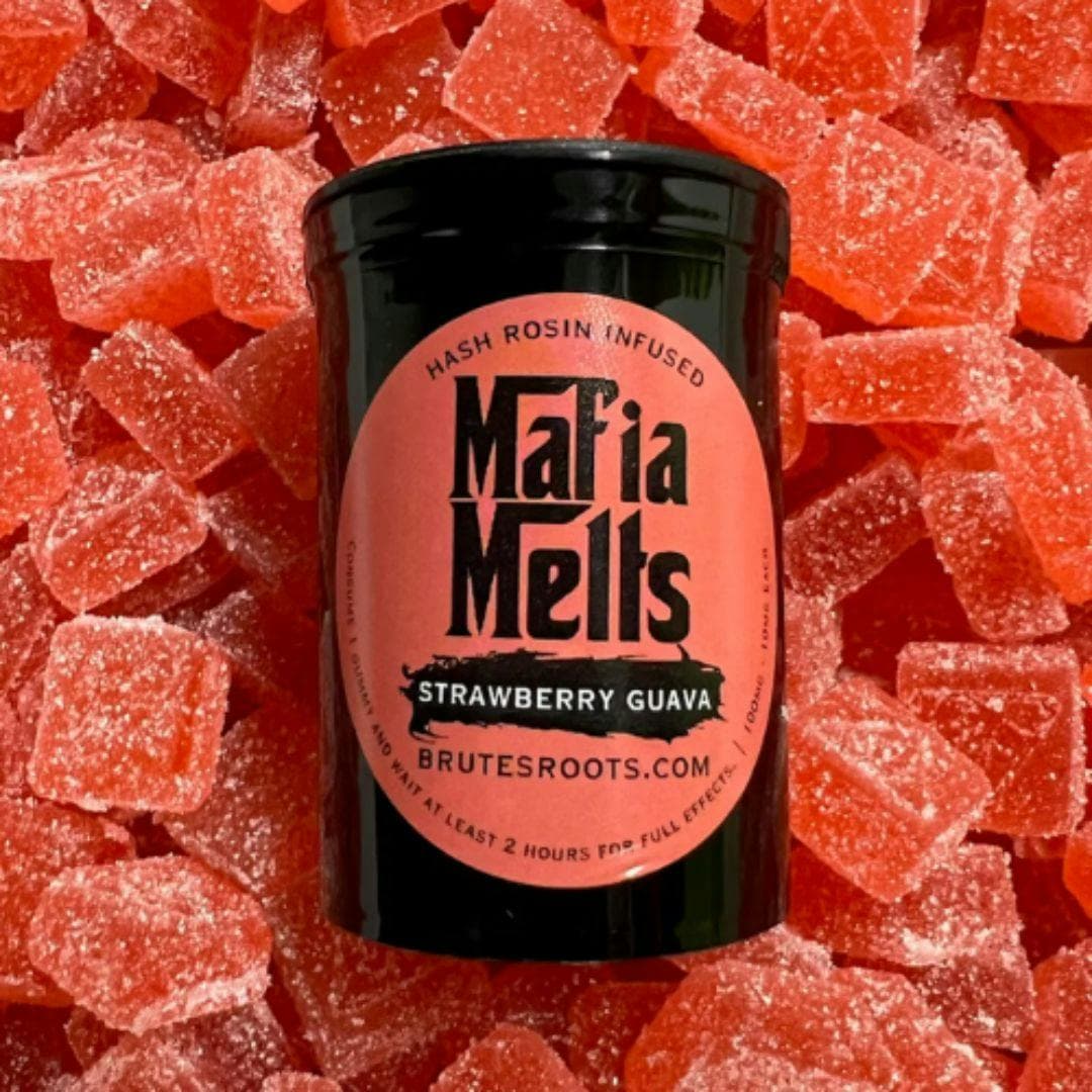 Mafia Melts Strawberry Guava Hash Rosin Gummies - 100mg