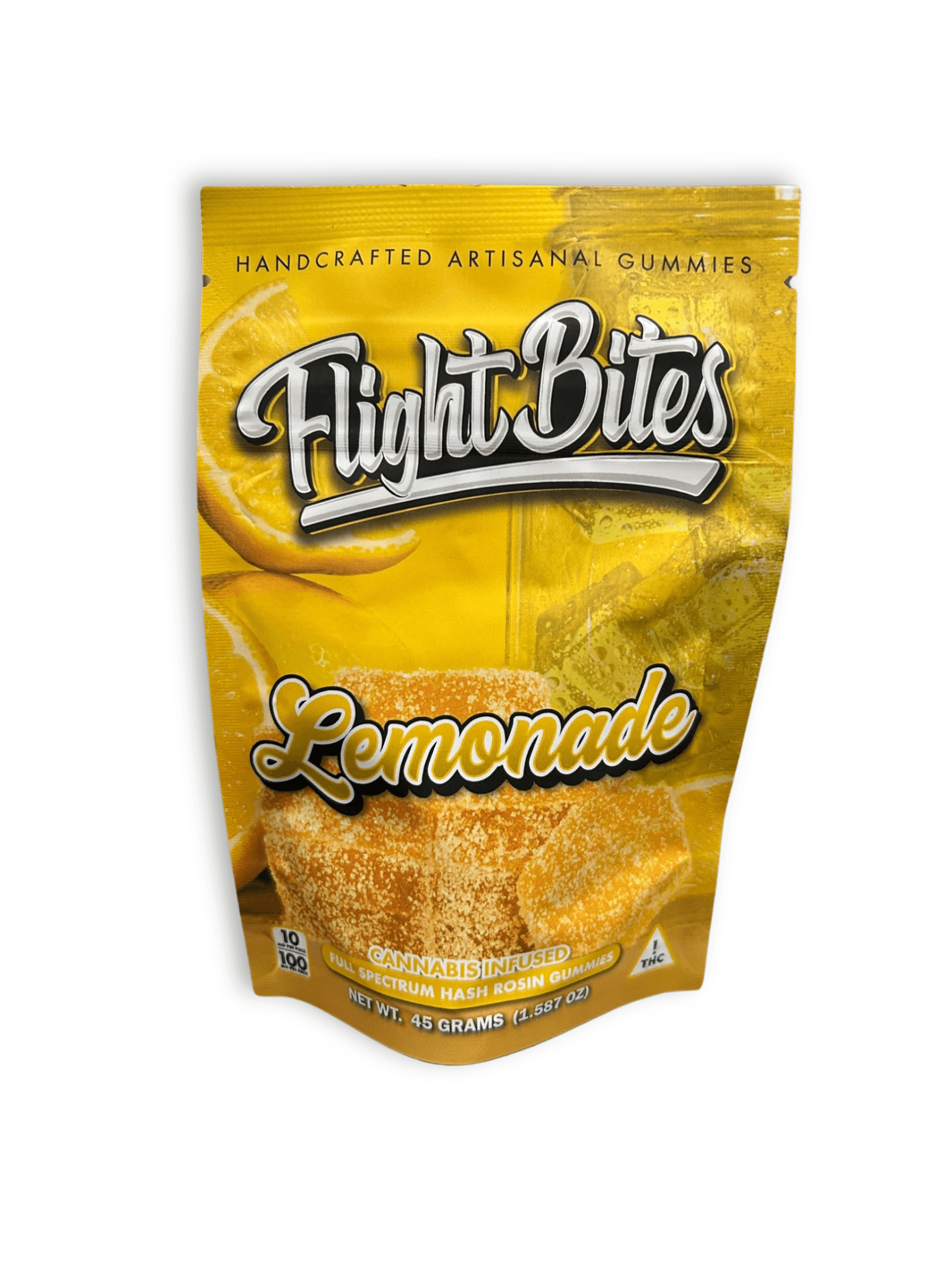 Flight Bites Gummies Lemonade Rosin Gummies 100mg