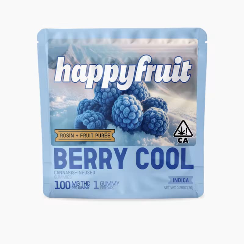 HAPPY FRUIT Berry Cool - 100mg - 1ct