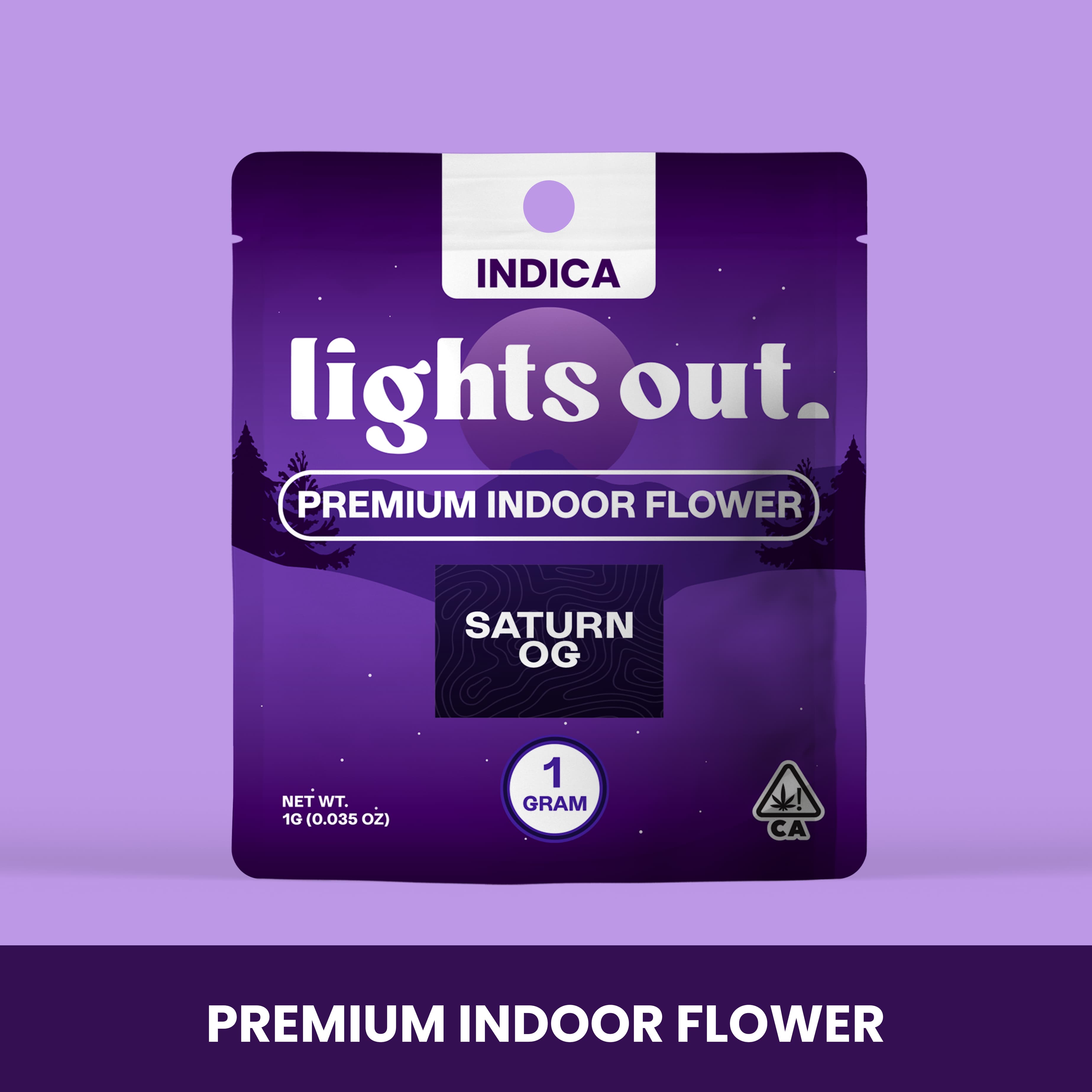 Lights Out Lights Out - Saturn OG Premium Flower 1G