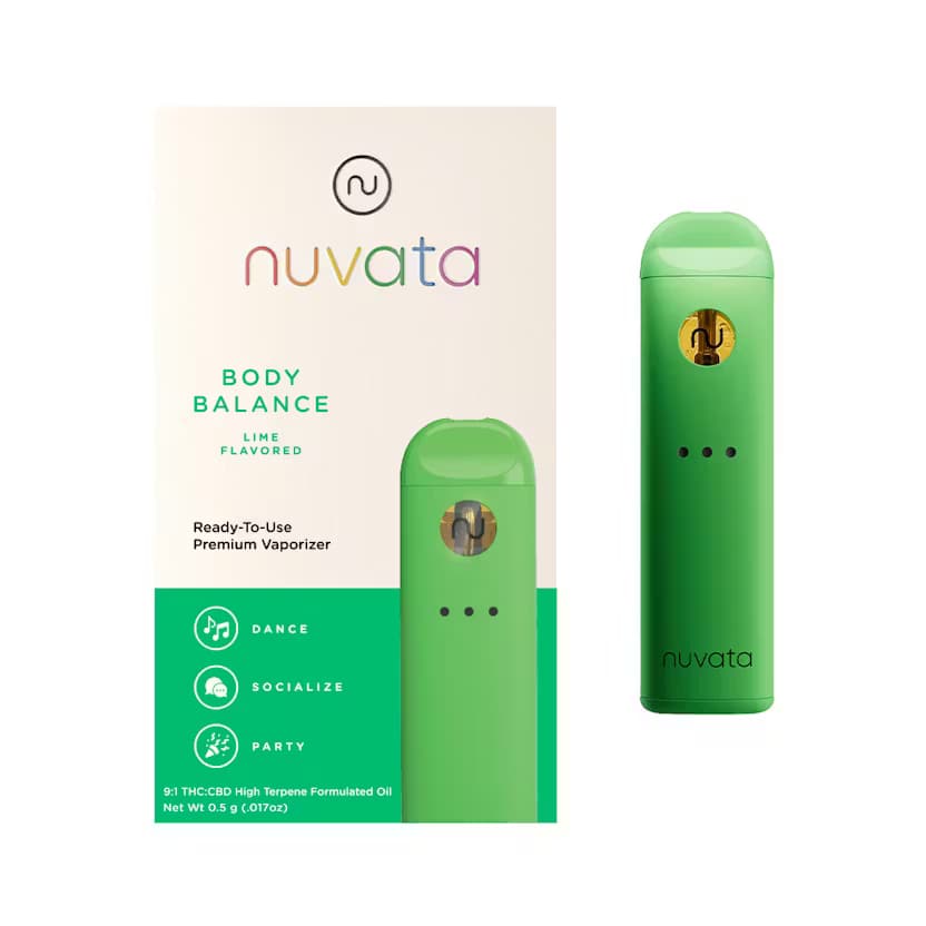 Nuvata Body Balance - Lime - 9:1 THC:CBD [1000mg]